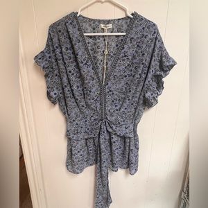 Max Studio XL Blouse NWT